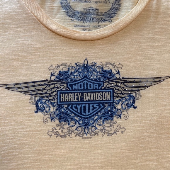 SOLD - Harley-Davidson Embellished Burnout - Picture 3 of 9